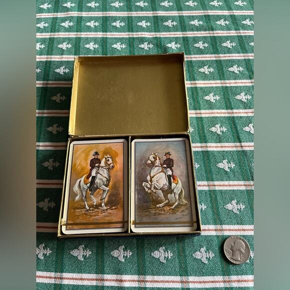 Vintage Austrian Piatnik Wien Gin Rummy Cards in Original Cellophane Packaging - Picture 1 of 7